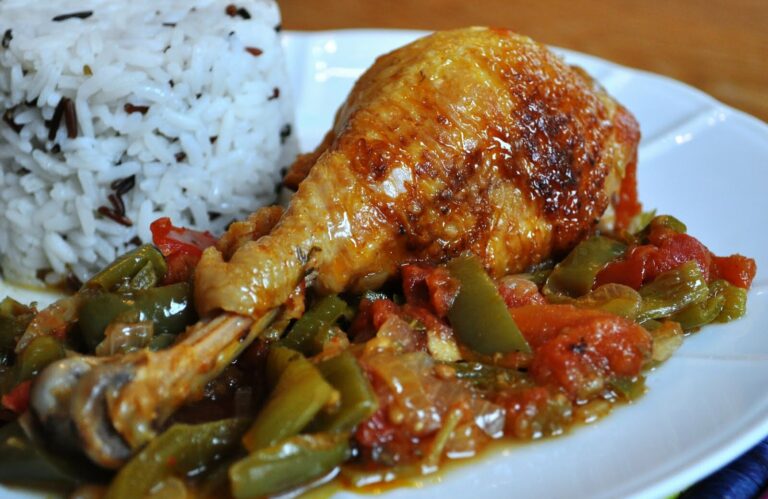 Recette de poulet basquaise