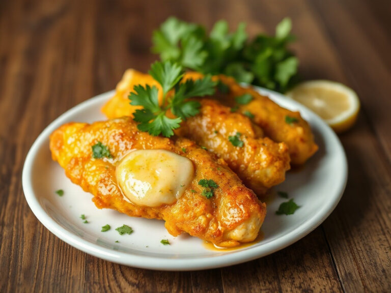 Filets de poulet a l'air fryer, marinade yaourt citron curcuma